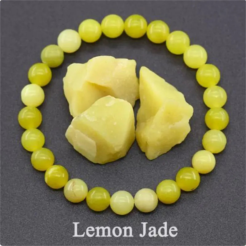 Natural Stone Tiger Eye Beaded Bracelet for Yoga