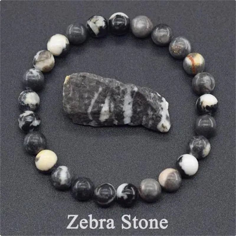 Natural Stone Tiger Eye Beaded Bracelet for Yoga